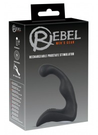 Черный перезаряжаемый стимулятор простаты с вибрацией - 14,6 см. - Orion - в Обнинске купить с доставкой