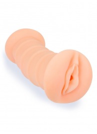 Телесный двусторонний мастурбатор с вибропулей и эрекционными кольцами в комплекте - Sexy Girl - в Обнинске купить с доставкой