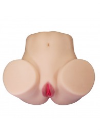 Телесный мастурбатор Julia с 2 любовными каналами - Baile - в Обнинске купить с доставкой