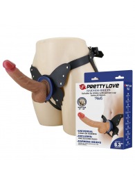 Поясной страпон Wells: трусики в форме бабочки и фаллоимитатор-насадка - Baile - купить с доставкой в Обнинске