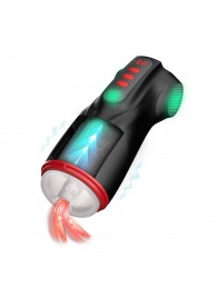 Интерактивный мастурбатор Raven с вакуумом, вибрацией и подсветкой - Shots Media BV - в Обнинске купить с доставкой