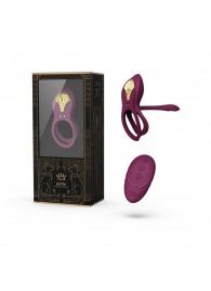 Фиолетовое эрекционное виброкольцо Bayek с пультом ДУ - Zalo - в Обнинске купить с доставкой