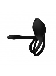 Черное эрекционное виброкольцо Bayek с пультом ДУ - Zalo - в Обнинске купить с доставкой