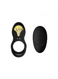 Черное эрекционное виброкольцо Bayek с пультом ДУ - Zalo - в Обнинске купить с доставкой