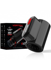 Черный автоматический мастурбатор с режимами поступательных движений и ротации - JAMYJOB - в Обнинске купить с доставкой