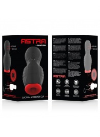 Черно-красный мастурбатор с вибрацией и всасыванием - JAMYJOB - в Обнинске купить с доставкой