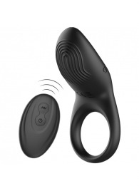 Черное эрекционное виброкольцо с пультом ДУ - Ibiza - в Обнинске купить с доставкой