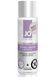 Лубрикант на водной основе для женщин JO AGAPE LUBRICANT ORIGINAL - 60 мл. - System JO - купить с доставкой в Обнинске