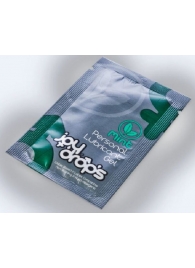 Пробник смазки на водной основе с ароматом мяты JoyDrops Mint - 5 мл. - JoyDrops - купить с доставкой в Обнинске