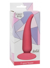 Розовая анальная пробка P-spot Teazer Pink - 12,2 см. - Lola Games - в Обнинске купить с доставкой