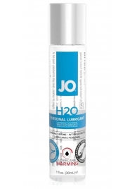 Возбуждающий лубрикант на водной основе JO Personal Lubricant H2O Warming - 30 мл. - System JO - купить с доставкой в Обнинске