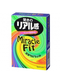 Презервативы Sagami Xtreme Miracle Fit - 5 шт. - Sagami - купить с доставкой в Обнинске