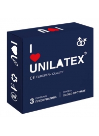 Ультрапрочные презервативы Unilatex Extra Strong - 3 шт. - Unilatex - купить с доставкой в Обнинске