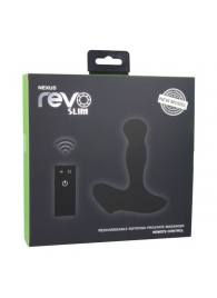 Чёрный перезаряжаемый массажёр предстательной железы NEXUS Revo Slim - Nexus Range - в Обнинске купить с доставкой