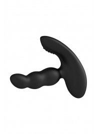 Черный силиконовый стимулятор простаты Levett Nitoc с пультом ДУ - Levett - в Обнинске купить с доставкой