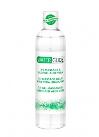 Гель-смазка 2-в-1 MASSAGE   LUBRICANT ALOE VERA - 300 мл. - Waterglide - купить с доставкой в Обнинске