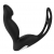 Черный вибромассажер простаты P-PLEASER W ERECTION ENHANCE - Dream Toys - в Обнинске купить с доставкой