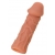 Телесная реалистичная насадка KOKOS Extreme Sleeve 05 с дополнительной стимуляцией - 12,7 см. - KOKOS - в Обнинске купить с доставкой