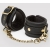 Черные наручники Bound to You Faux Leather Wrist Cuffs - Fifty Shades of Grey - купить с доставкой в Обнинске