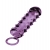 Закрытая фиолетовая насадка с пупырышками SAMURAI PENIS SLEEVE PURPLE - 14,5 см. - NMC - в Обнинске купить с доставкой