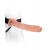 Фаллопротез телесного цвета Hollow Strap-On - 29 см. - Pipedream - купить с доставкой в Обнинске