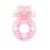 Розовое эрекционное виброкольцо в форме мишки - 1137 - в Обнинске купить с доставкой