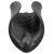 Чёрный мастурбатор Vibrating Silicone Stimulator с вибрацией - Pipedream - в Обнинске купить с доставкой