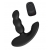 Черный силиконовый стимулятор простаты Levett Nitoc с пультом ДУ - Levett - в Обнинске купить с доставкой