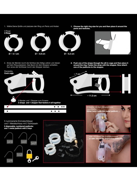 Набор для мужского пояса верности Cock Cage Set - Orion - купить с доставкой в Обнинске