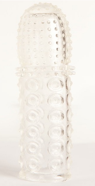 Прозрачная закрытая гелевая насадка - 13,5 см. - Toyfa Basic - в Обнинске купить с доставкой Прозрачная закрытая гелевая насадка - 13,5 см. - Toyfa Basic - в Обнинске купить с доставкой