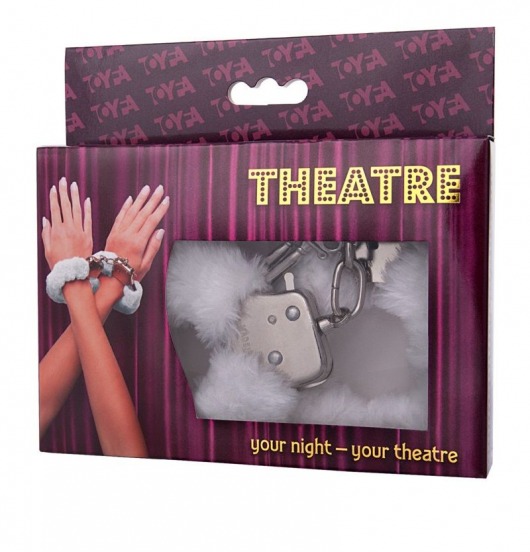 Наручники с белой меховой опушкой - ToyFa - купить с доставкой в Обнинске