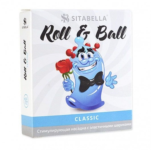 стимулирующий презерватив-насадка Roll   Ball Classic - Sitabella - купить с доставкой в Обнинске