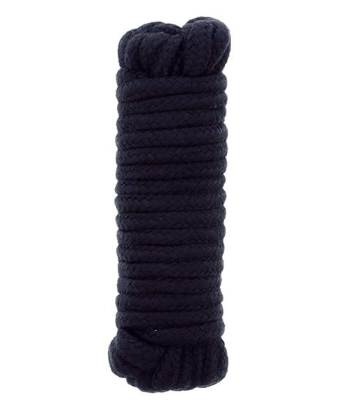 Чёрная веревка для связывания BONDX LOVE ROPE - 5 м. - Dream Toys - купить с доставкой в Обнинске