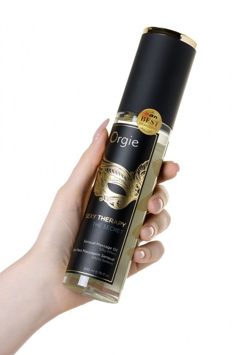 Минеральное массажное масло Orgie Sexy Therapy The Secret - 200 мл. - ORGIE - купить с доставкой в Обнинске