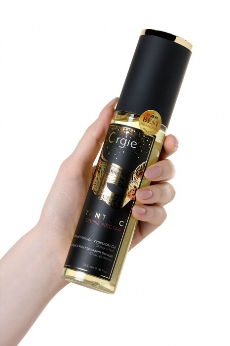 Растительное массажное масло Orgie Tantric Divine Nectar - 200 мл. - ORGIE - купить с доставкой в Обнинске