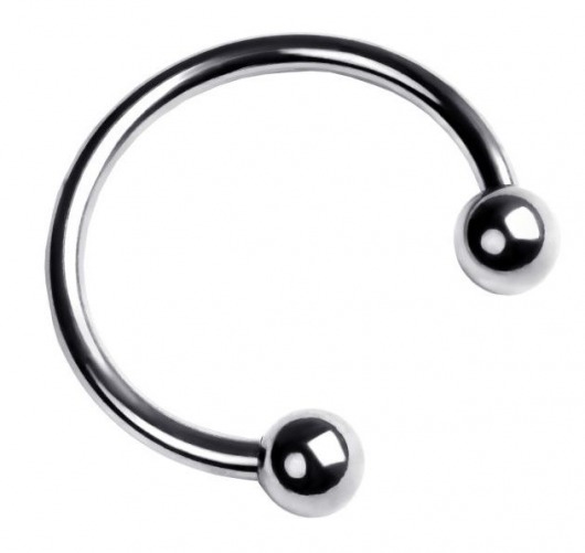 Серебристая подкова на головку пениса - ToyFa - купить с доставкой в Обнинске