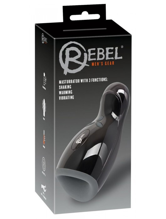 Черный мастурбатор Rebel Masturbator с нагревом - Orion - в Обнинске купить с доставкой