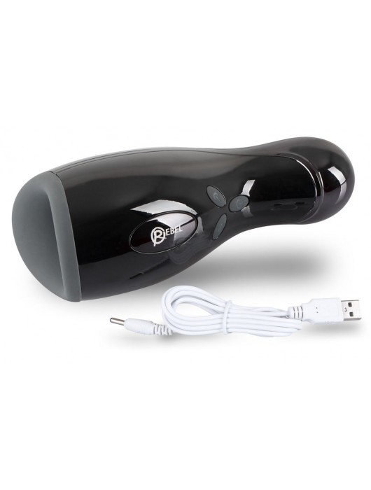 Черный мастурбатор Rebel Masturbator с нагревом - Orion - в Обнинске купить с доставкой