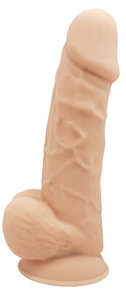 Телесный реалистичный фаллоимитатор DILDO 8.5INCH FLESH - 21,6 см. - Dream Toys