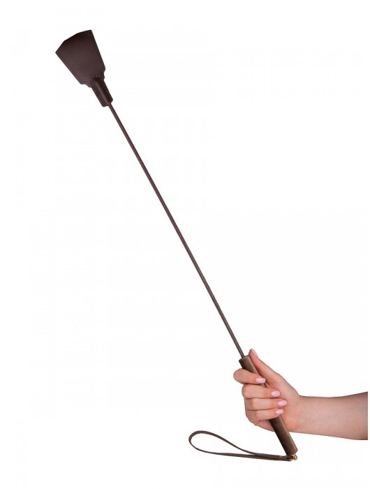 Темно-коричневый стек  Готика  с петлей - 77 см. - Sitabella - купить с доставкой в Обнинске
