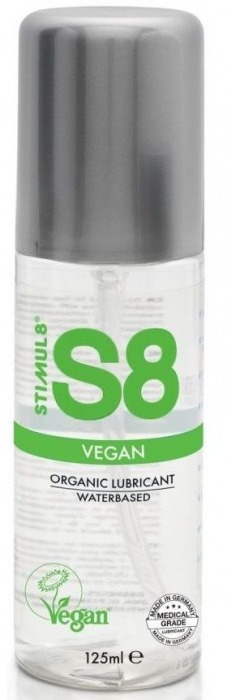 Веганский лубрикант на водной основе S8 Vegan Lube - 125 мл. - Stimul8 - купить с доставкой в Обнинске