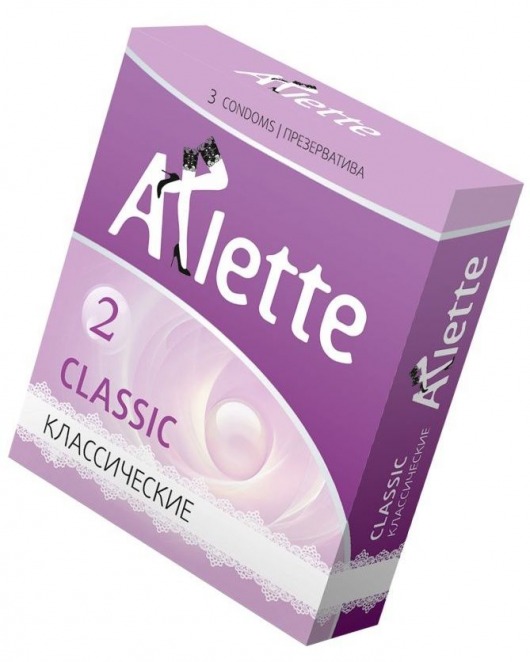 Классические презервативы Arlette Classic - 3 шт. - Arlette - купить с доставкой в Обнинске