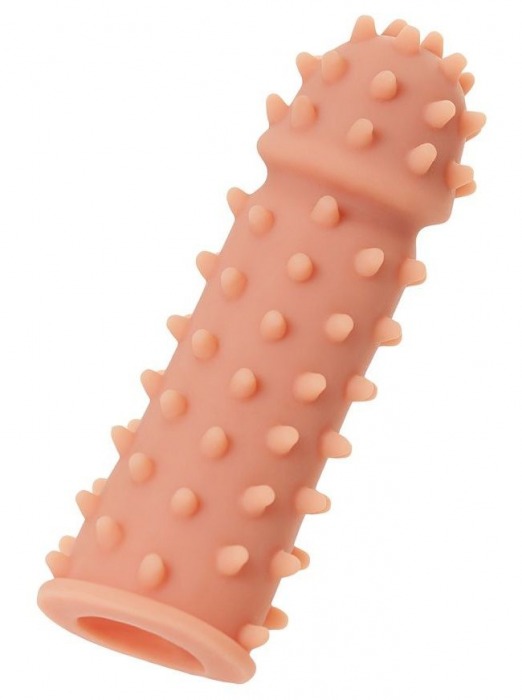 Телесная реалистичная насадка KOKOS Extreme Sleeve 03 с дополнительной стимуляцией - 12,7 см. - KOKOS - в Обнинске купить с доставкой