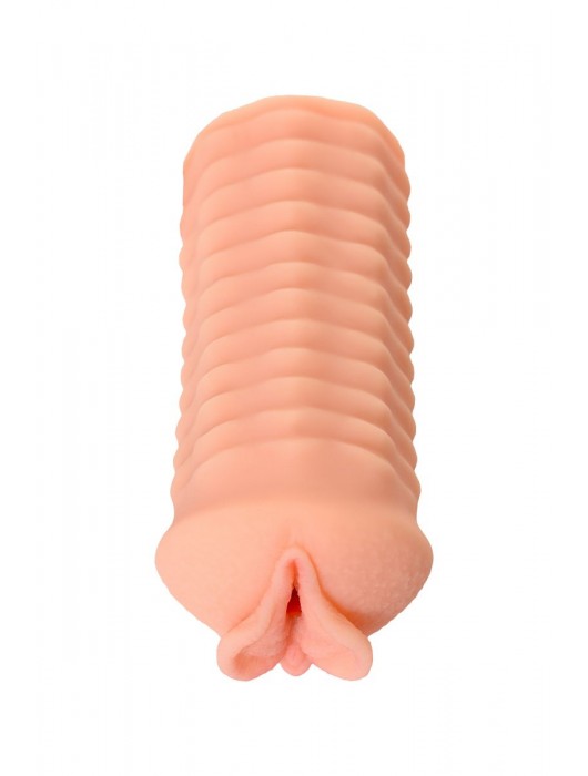 Мастурбатор-вагина ELEGANCE с ребрами на поверхности - KOKOS - в Обнинске купить с доставкой