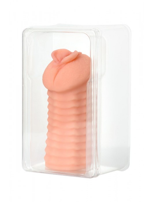 Мастурбатор-вагина ELEGANCE с ребрами на поверхности - KOKOS - в Обнинске купить с доставкой