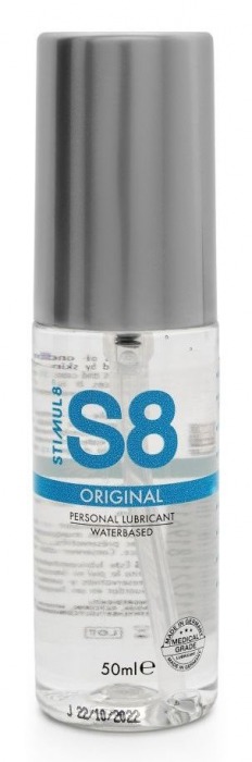 Универсальный лубрикант на водной осноdе S8 Original Lube - 50 мл. - Stimul8 - купить с доставкой в Обнинске