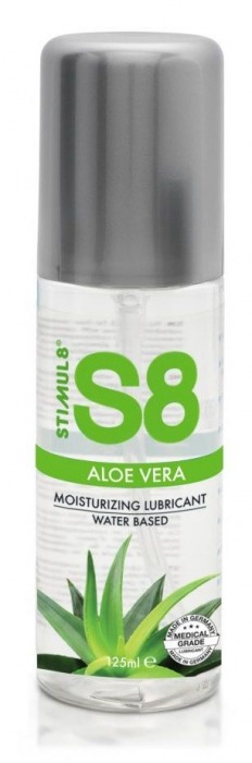 Лубрикант на водной основе S8 Aloe Vera Lube - 125 мл. - Stimul8 - купить с доставкой в Обнинске