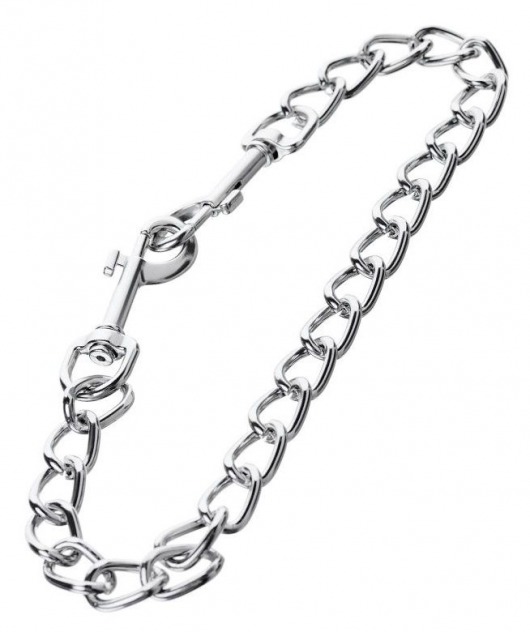 Серебристая соединительная цепочка с двумя карабинами - ToyFa - купить с доставкой в Обнинске