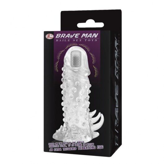 Насадка с пупырышками, усиками и вибропулькой - Baile - в Обнинске купить с доставкой