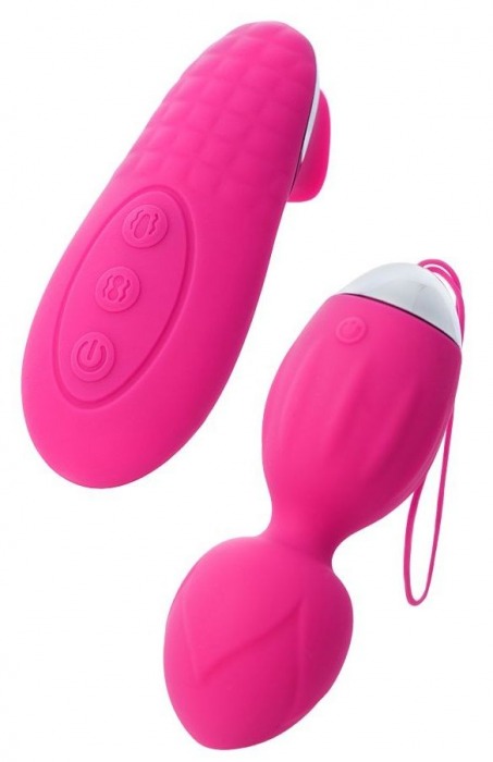 Розовые виброшарики TELLA с пультом-стимулятором - ToyFa в Обнинске Розовые виброшарики TELLA с пультом-стимулятором - ToyFa